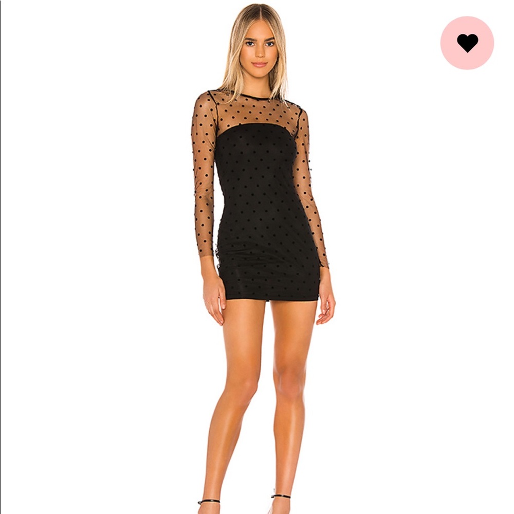 NWT Revolve Superdown Maddie Sheer Dress🖤🤩